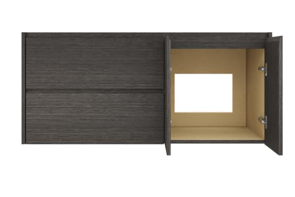 Vanderloc Gilded Single Left or Right Wall-Mounted - Undermount Bathroom Vanity