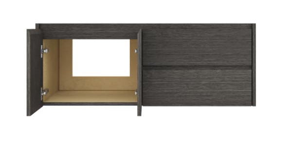 Vanderloc Gilded Single Left or Right Wall-Mounted - Vessel Bathroom Vanity
