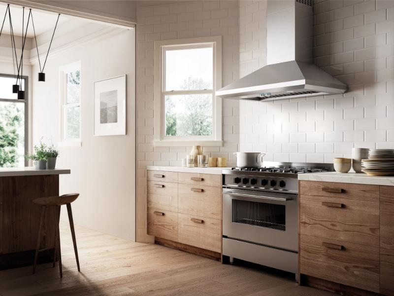 Elica Leone Wall Mount Hood - 600/1200 CFM - Stainless Steal
