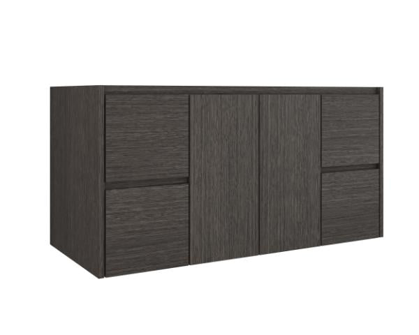 Vanderloc Gilded Single Extra Wide Wall-Mounted - Vessel Bathroom Vanity