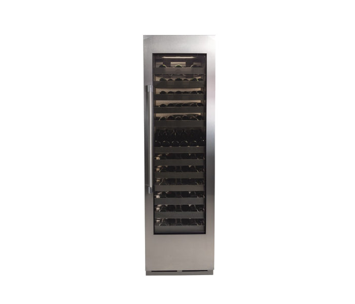 Perlick C-Series 24" Glass Door Single Zone Wine Column – Indoor - Stainless Steel & Panel Ready - Right & Left Hinge