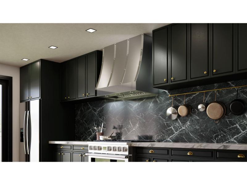 Elica Catania Wall Mount Hood with Trento 600/1200 CFM Insert – Stainless Steel