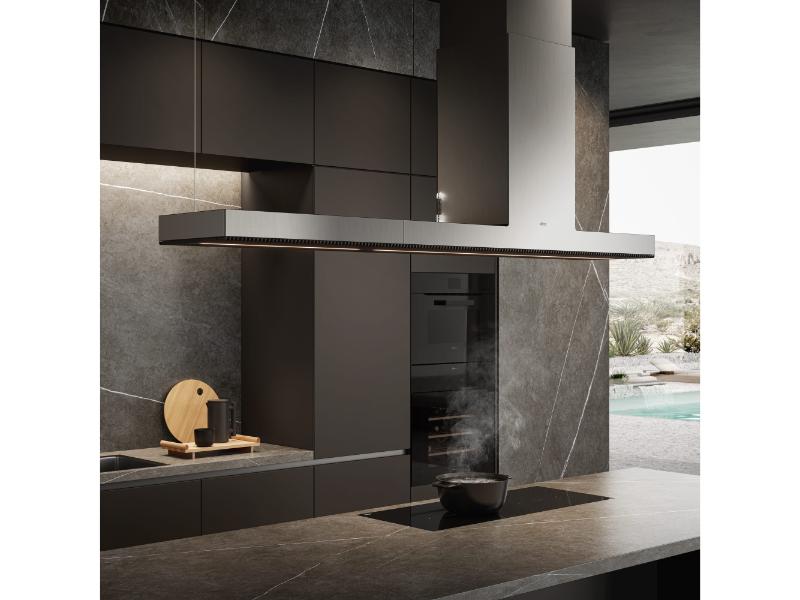 Elica Haiku Island Hood 600 CFM – Stainless Steal, Black, & White