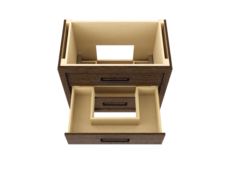 Vanderloc Avalon Three Drawer Single Bathroom Vanity