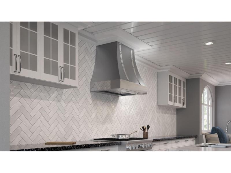 Elica Oristano Wall Mount Hood with Arezzo 600/1200 CFM Insert – Stainless Steel
