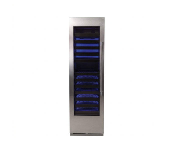Perlick C-Series 24" Glass Door Single Zone Wine Column – Indoor - Stainless Steel & Panel Ready - Right & Left Hinge