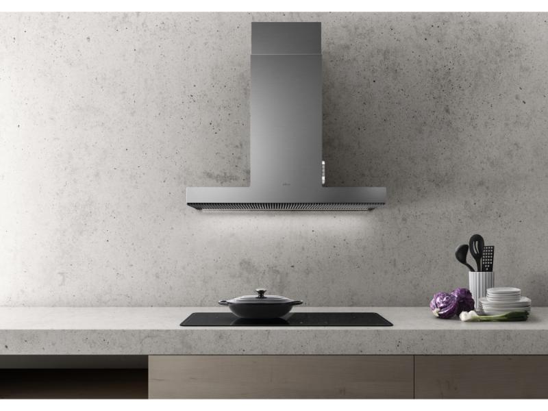 Elica Haiku Wall Mount Hood 600 CFM – Stainless Steal, Black & White