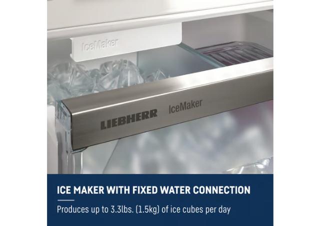 Liebherr 24" Built-In Refrigerator / Freezer with Ice Maker – Panel Ready
