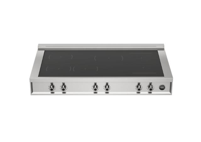 Bertazzoni Professional Series 48" Rangetop: Induction - Stainless Steel and Carbonio