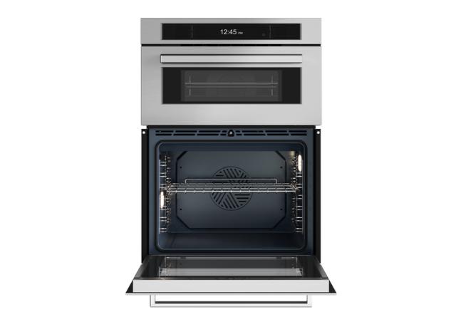 Bertazzoni Professional Series 30" Speed Oven Combination with Steam Self-Clean - Stainless Steel and Carbonio
