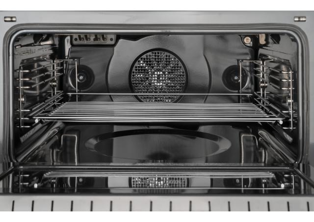 Bertazzoni Professional Series 30" Speed Oven Combination with Steam Self-Clean - Stainless Steel and Carbonio