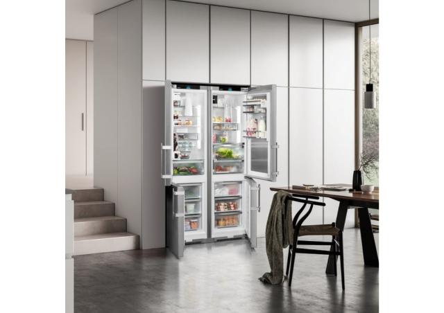 Liebherr 48" Side-by-Side Freesstanding Refrigerator / Freezer with Ice Maker – Stainless Steel