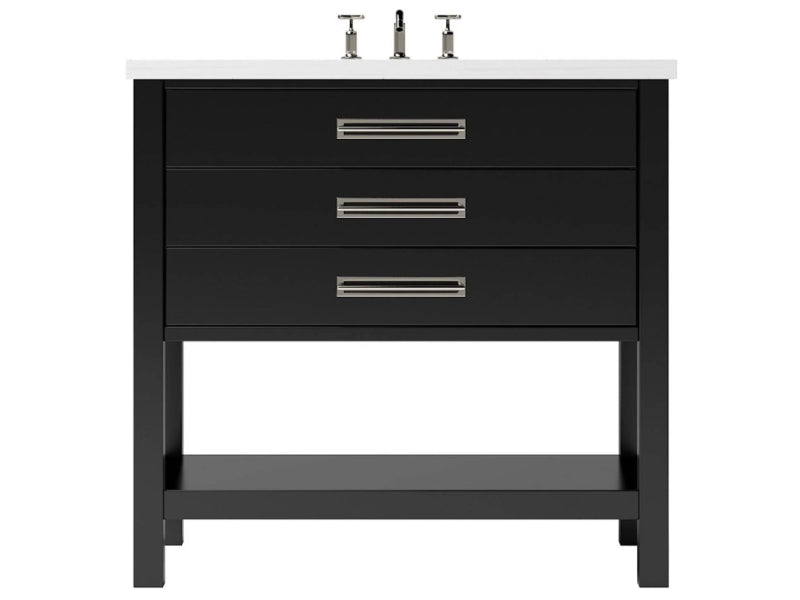 Vanderloc Kiawah Three Drawer Single Bathroom Vanity