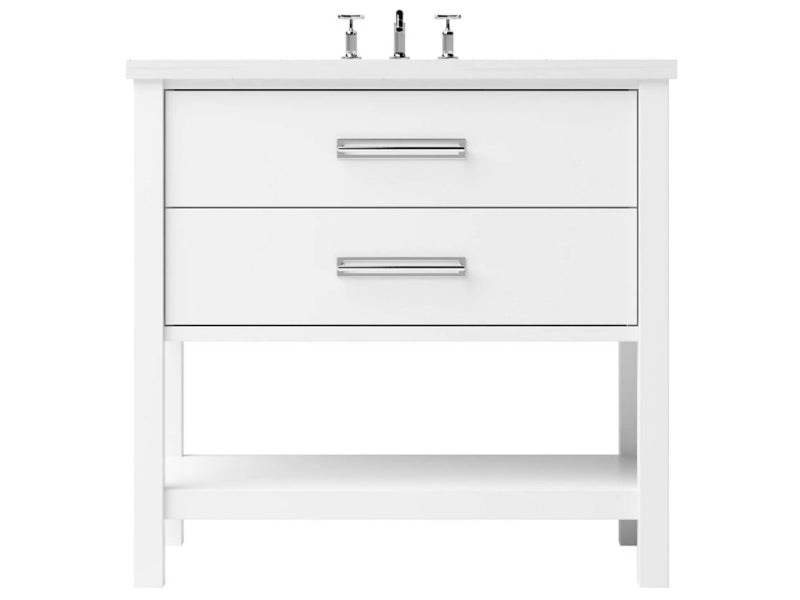 Vanderloc Kiawah Two Drawer Single Bathroom Vanity
