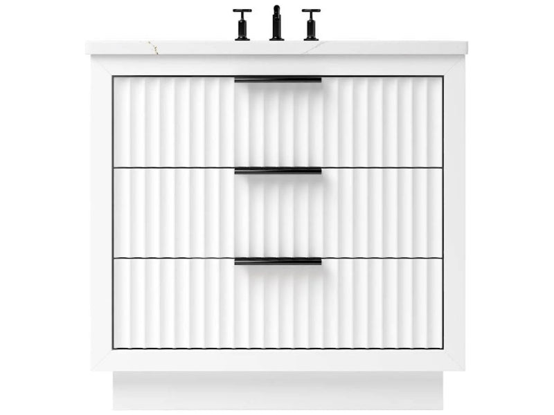 Vanderloc LeCrieú Three Drawer Single Bathroom Vanity