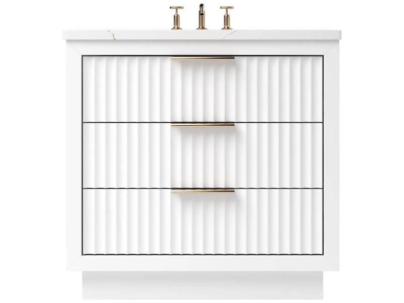 Vanderloc LeCrieú Three Drawer Single Bathroom Vanity