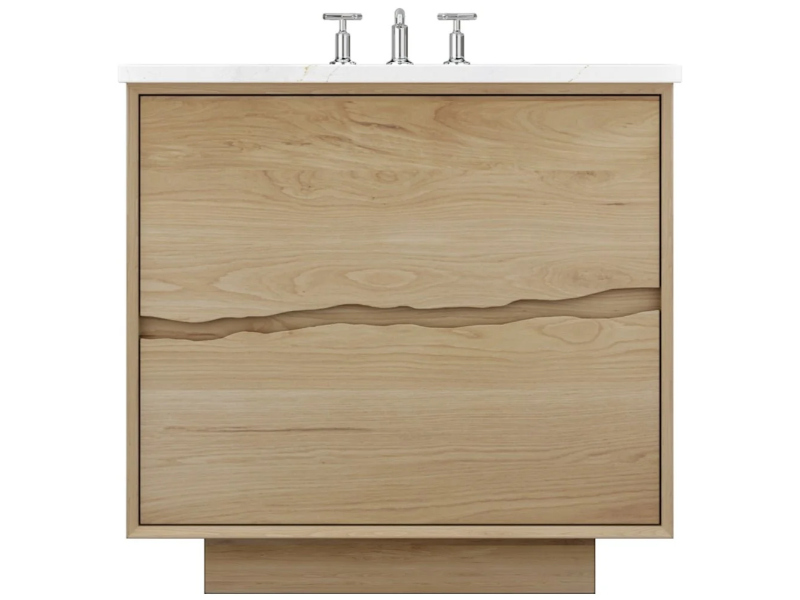 Vanderloc Ventura Two Drawer Single Bathroom Vanity - Undermount