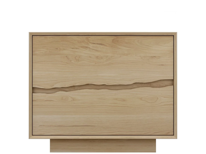 Vanderloc Ventura Two Drawer Single Freestanding Bathroom Vanity with Integrated Wood Countertop