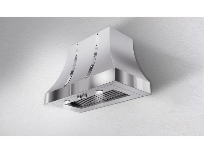 Elica Oristano Wall Mount Hood with Arezzo 600/1200 CFM Insert – Stainless Steel