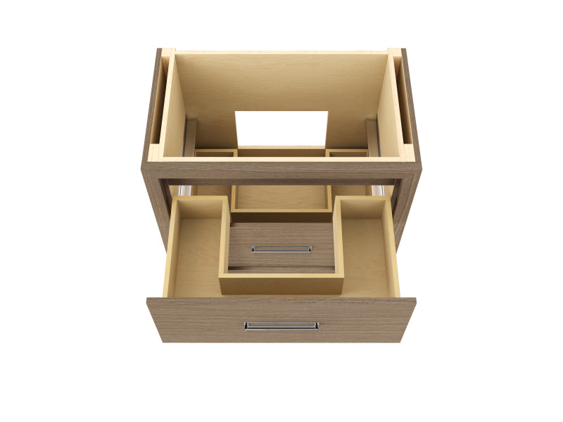 Vanderloc Avalon Two Drawer Single Bathroom Vanity