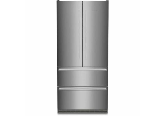 Liebherr 36" Freestanding French Door Refrigerator/Freezer with Ice Maker – Stainless Steel