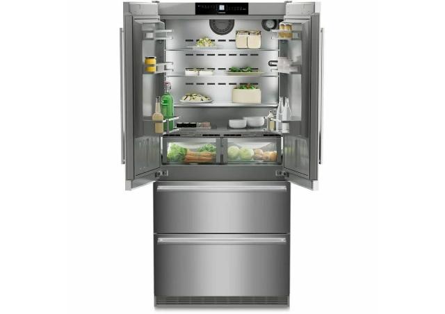 Liebherr 36" Freestanding French Door Refrigerator/Freezer with Ice Maker & BioFresh – Stainless Steel