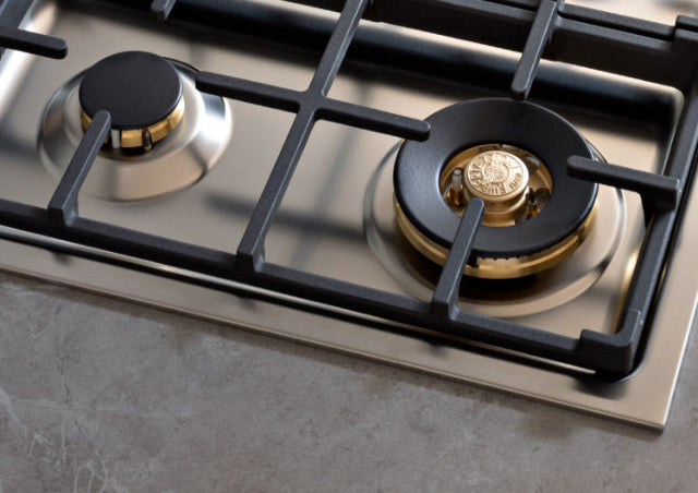 Bertazzoni Professional Series 30" Drop-In Cooktop: Gas - Stainless Steel