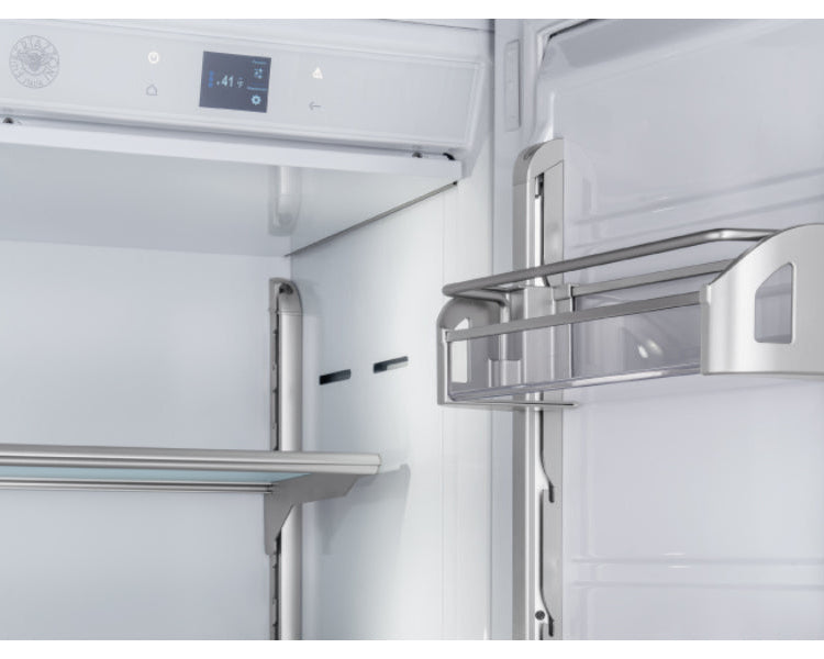 Bertazzoni Professional T-Series 18" Built-In Freezer Column - Stainless Steel, Carbonio, & Panel Ready - Right or Left Hinge