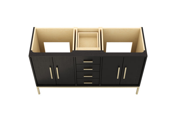 Vanderloc Rift White Oak Double Bathroom Vanity