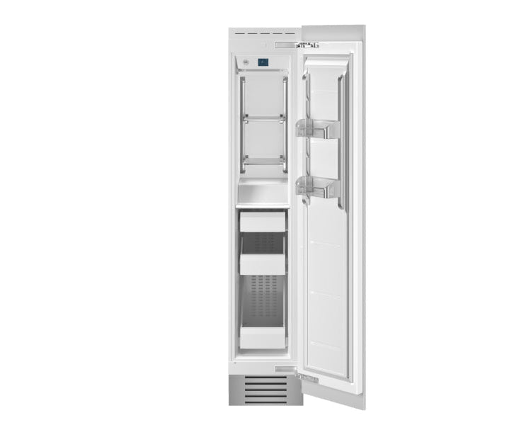 Bertazzoni Professional T-Series 18" Built-In Freezer Column - Stainless Steel, Carbonio, & Panel Ready - Right or Left Hinge