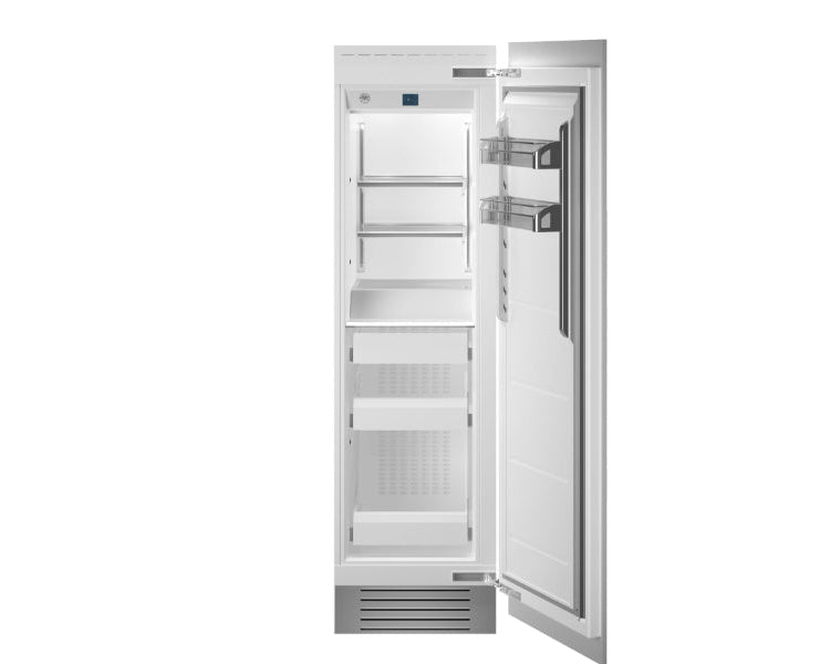 Bertazzoni Professional T-Series 24" Built-In Freezer Column - Stainless Steel, Carbonio, & Panel Ready - Right or Left Hinge