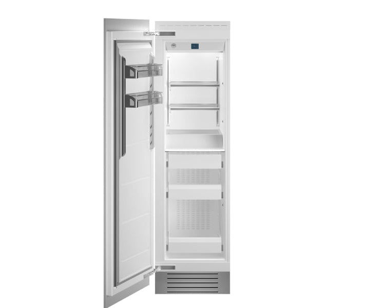 Bertazzoni Professional T-Series 24" Built-In Freezer Column - Stainless Steel, Carbonio, & Panel Ready - Right or Left Hinge
