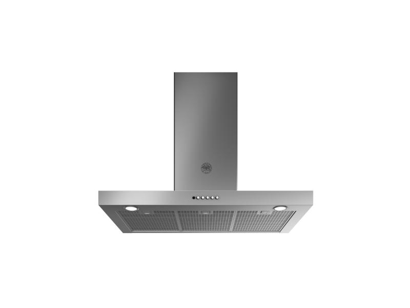 Bertazzoni Professional Series T-Shape Wall Mount Hood - 600 CFM - Stanless Steel & Carbonio