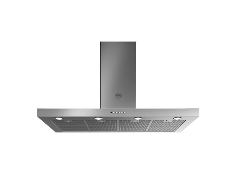 Bertazzoni Professional Series T-Shape Wall Mount Hood - 600 CFM - Stanless Steel & Carbonio