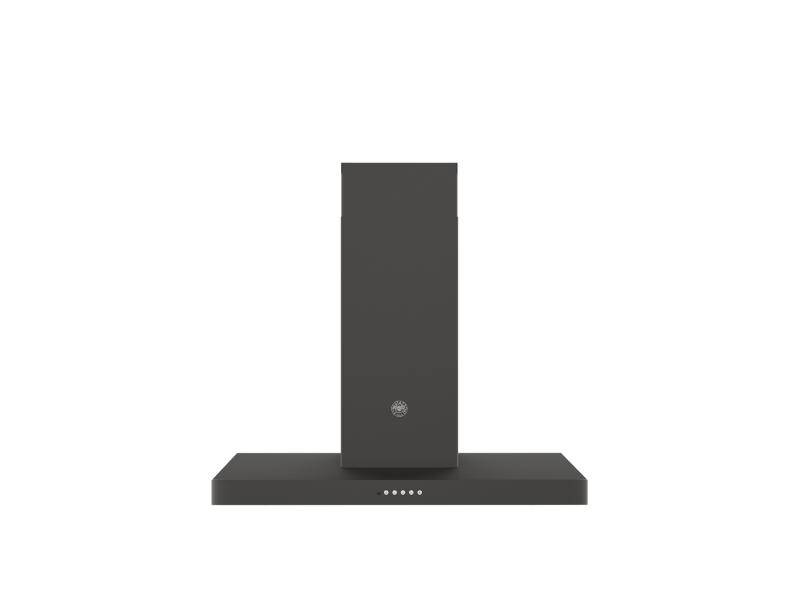Bertazzoni Professional Series T-Shape Wall Mount Hood - 600 CFM - Stanless Steel & Carbonio