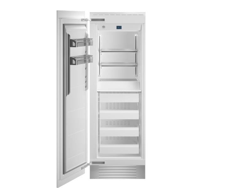 Bertazzoni Professional T Series 30" Built-In Freezer Column - Stainless Steel, Carbonio, & Panel Ready - Right or Left Hinge