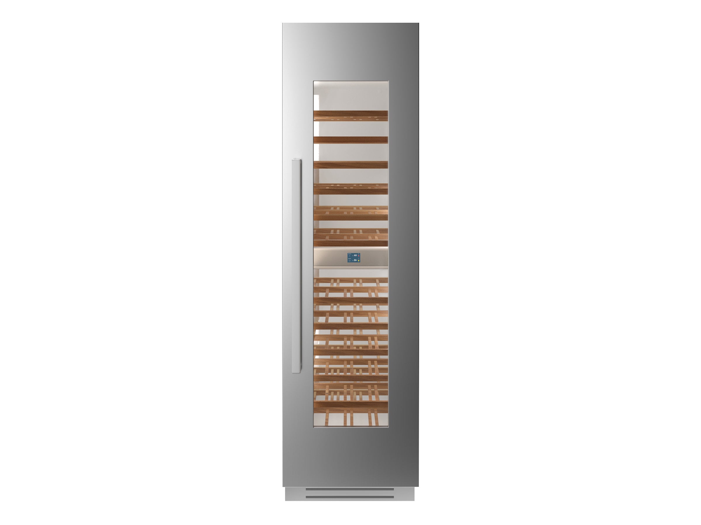 Bertazzoni Professional T Series 24" Built-In Wine Column - Stainless Steel & Carbonio - Right or Left Hinge