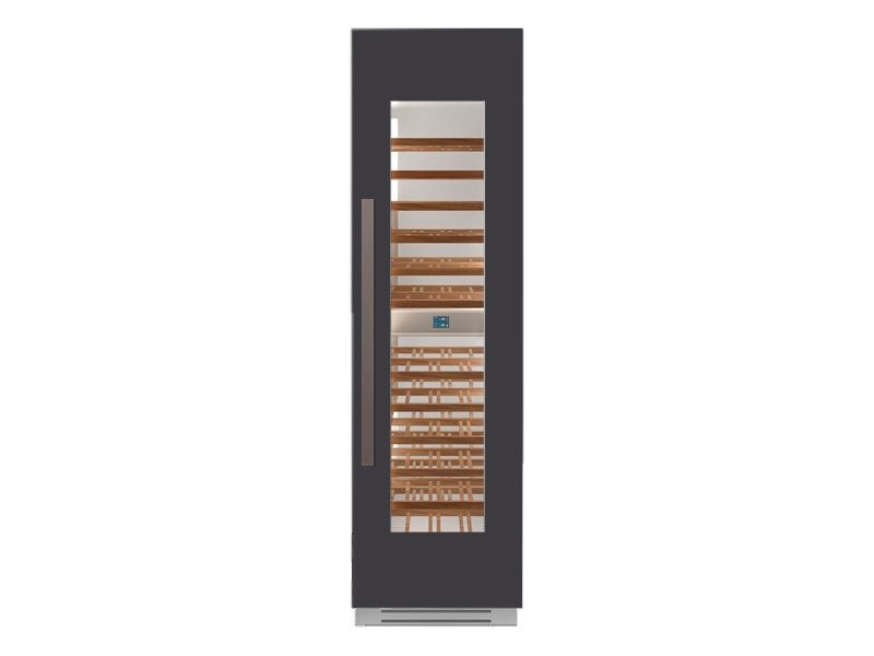 Bertazzoni Professional T Series 24" Built-In Wine Column - Stainless Steel & Carbonio - Right or Left Hinge