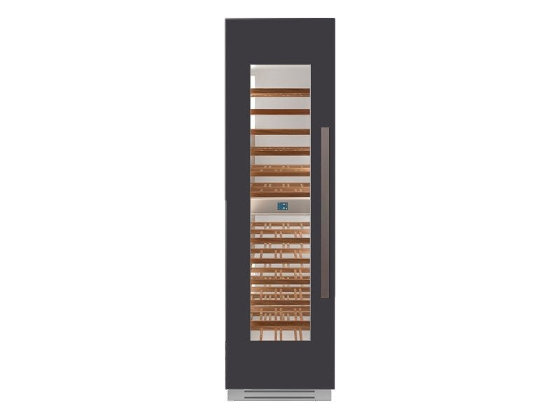 Bertazzoni Professional T Series 24" Built-In Wine Column - Stainless Steel & Carbonio - Right or Left Hinge