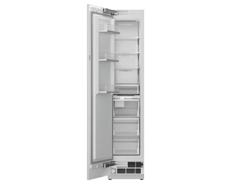 Bertazzoni Professional V-Series 18" Built-In Freezer Column with Ice Maker - Stainless Steel, Carbonio, & Panel Ready - Right or Left Hinge