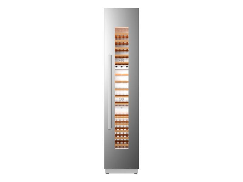 Bertazzoni Professional V Series 18" Built-In Wine Column - Stainless Steel & Carbonio - Right or Left Hinge