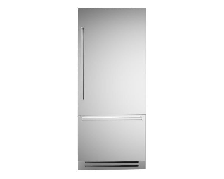 Bertazzoni Professional T-Series 36" Built-In Bottom Mount Refrigerator with Ice Maker - Stainless Steel & Panel Ready - Right or Left Hinge