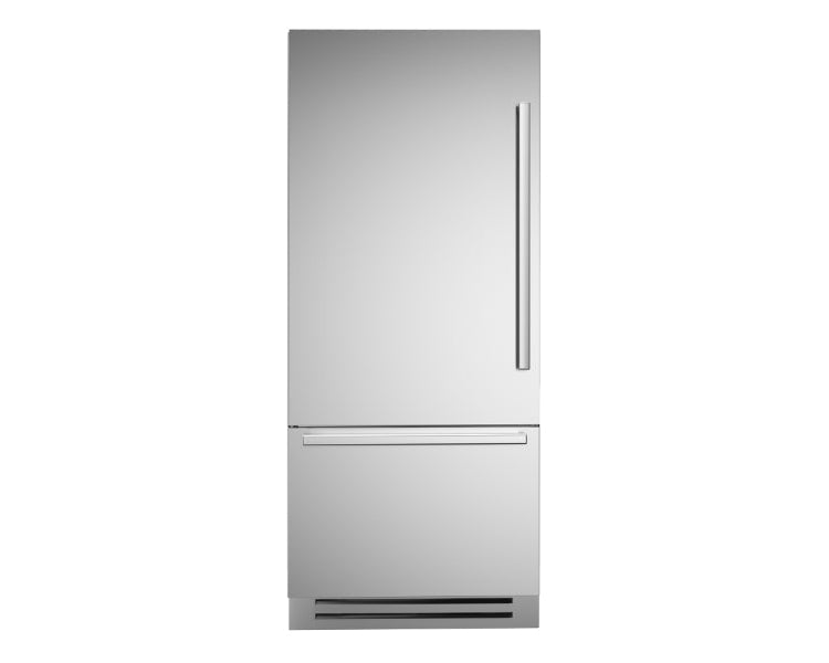 Bertazzoni Professional T-Series 36" Built-In Bottom Mount Refrigerator with Ice Maker - Stainless Steel & Panel Ready - Right or Left Hinge