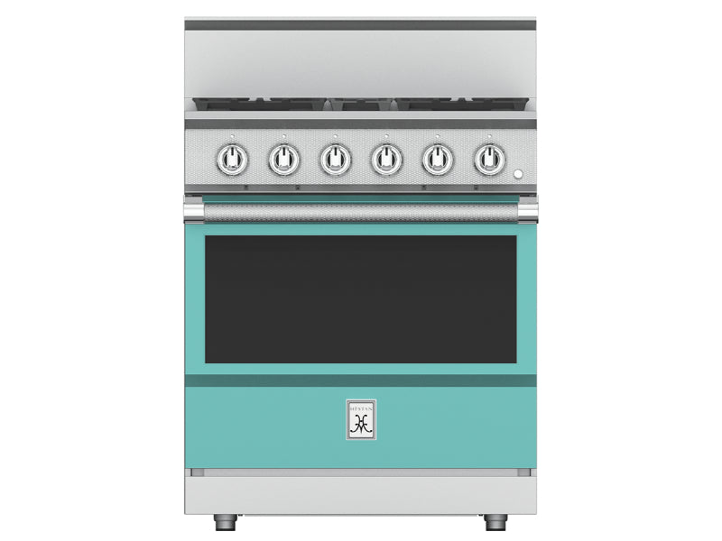 Hestan 30" Range  4 Burner — All Gas, Stainless Steel & Custom Colors