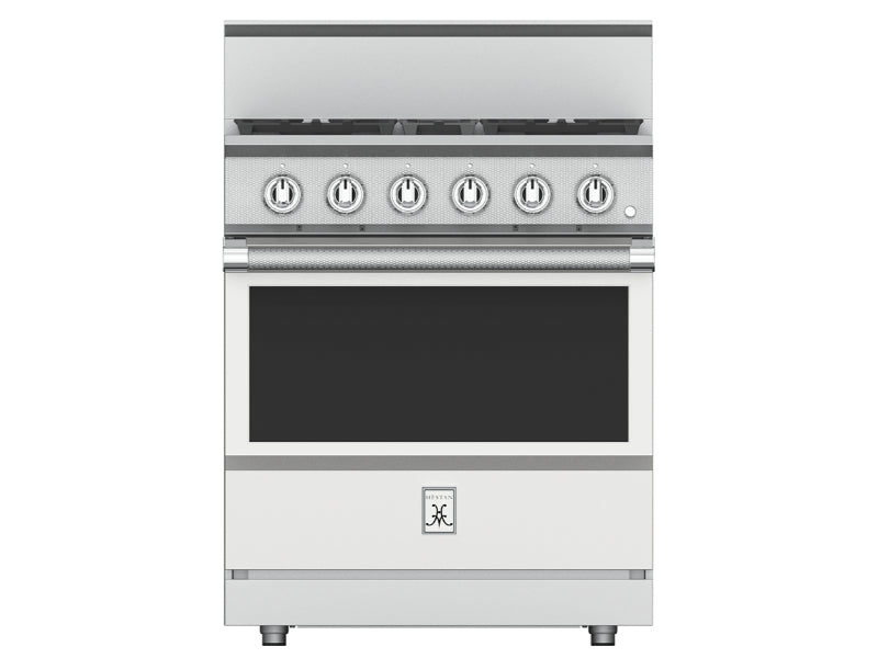 Hestan 30" Range  4 Burner — All Gas, Stainless Steel & Custom Colors