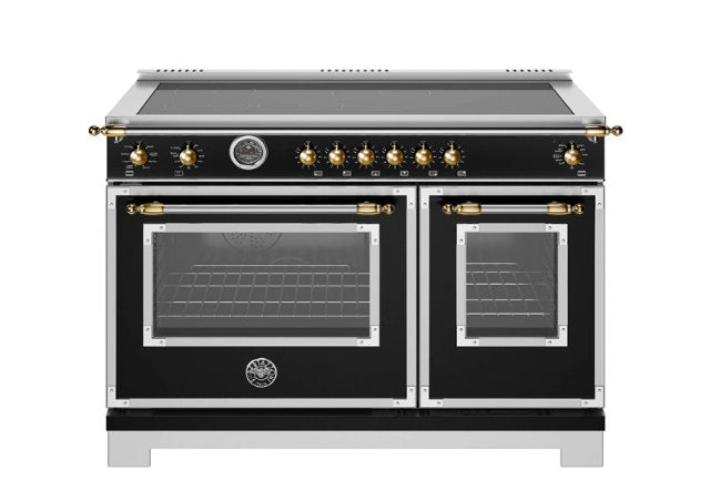 Bertazzoni Heritage Series 48" Range: Gas, Dual Fuel, and Induction — Stainless Steel, Black, and Ivory