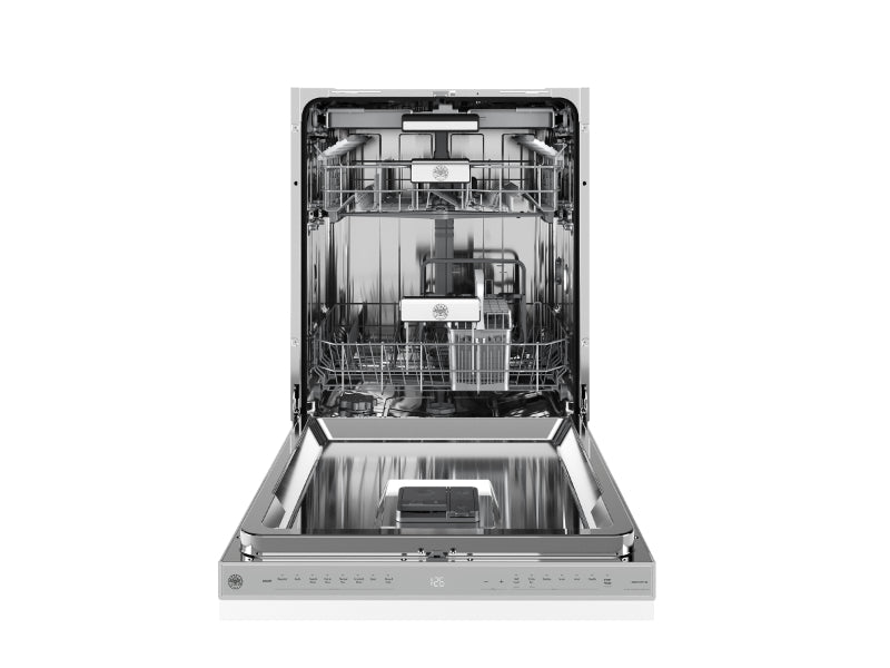 Bertazzoni Professional 24" Tall Tub Dishwasher 39dB, 8 Wash Cycles  – Full Touch Controls – Stainless Steel, Carbonio, Panel Ready