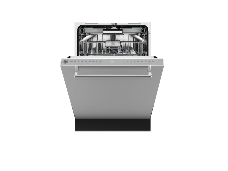 Bertazzoni Professional 24" Tall Tub Dishwasher 39dB, 8 Wash Cycles  – Full Touch Controls – Stainless Steel, Carbonio, Panel Ready