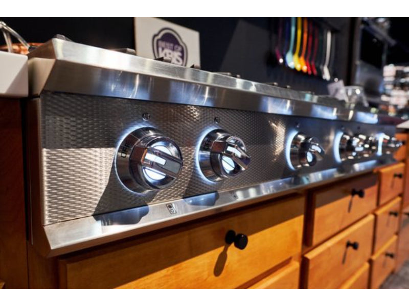 Hestan 48" Rangetop 5 Burner with Griddle — All Gas, Stainless Steel & Custom Finishes