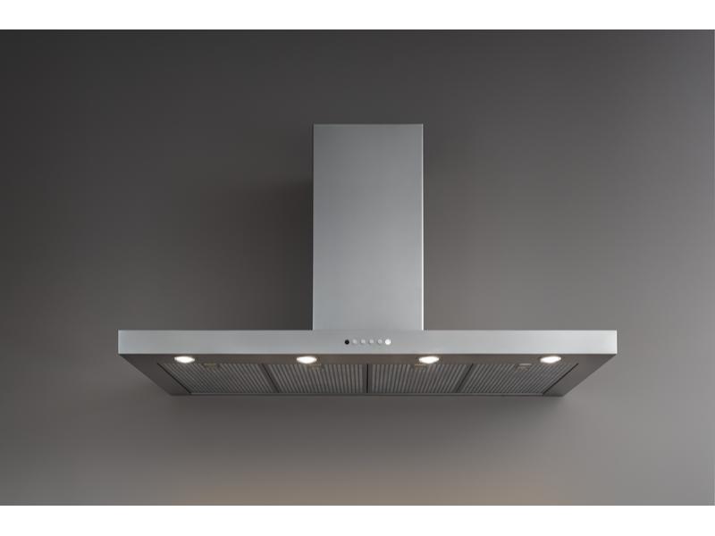 Bertazzoni Professional Series T-Shape Wall Mount Hood - 600 CFM - Stanless Steel & Carbonio